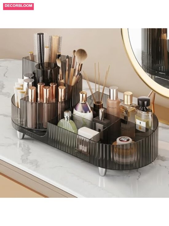 Handbags - 360 Rotating Acrylic Cosmetic Display Case Large Capacity Makeup Organizer